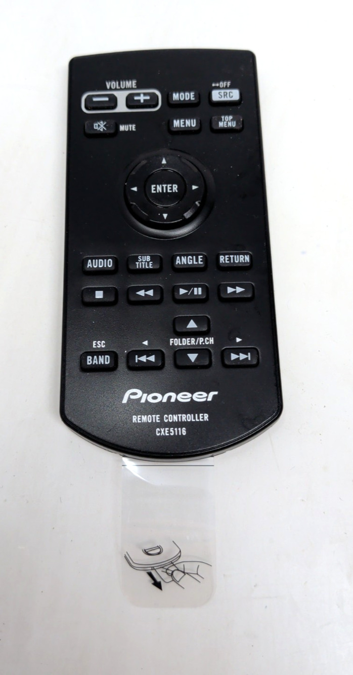 NEW Genuine Pioneer Remote Control (CXE5116) Pioneer Multimedia Receivers Black
